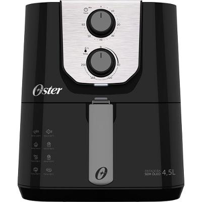 Fritadeira Air Fryer Oster Black Perform OFRT510 4,5L 1500W Preto 220V