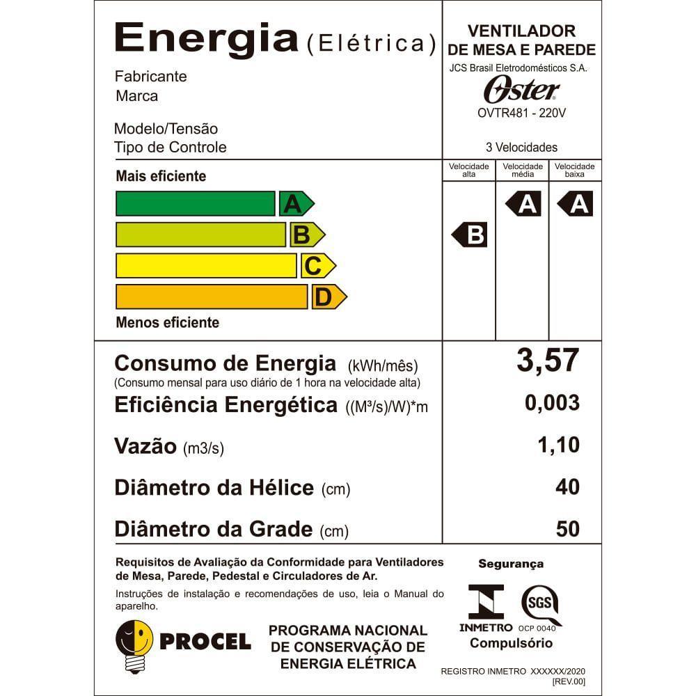 Ventilador Oster Power Fresh 2 Em 1 220V - 5