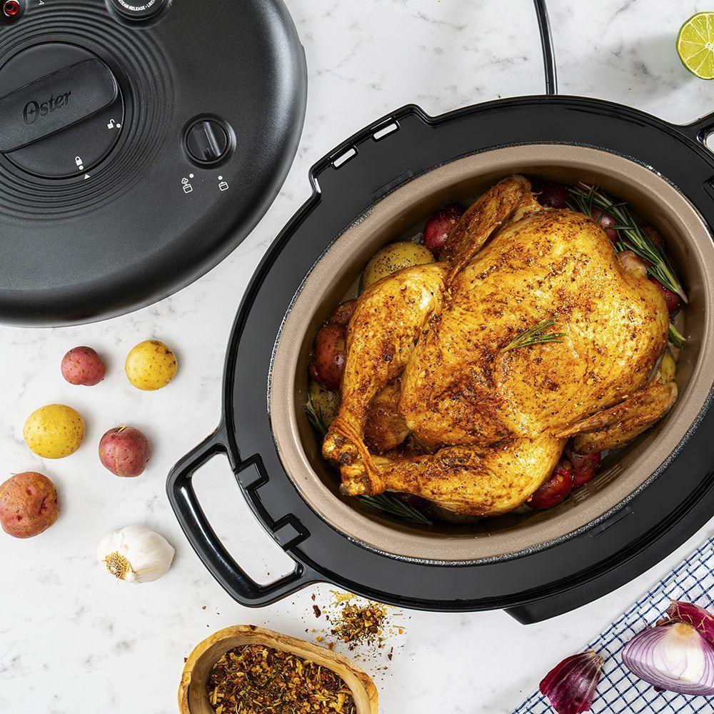 Panela De Pressão Elétrica Multifunções 5,7L Oster 220V - 9