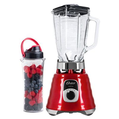 Kit de Liquidificador e Jarra Oster Kit New Osterizer Vermelho com Copo de Vidro 110V