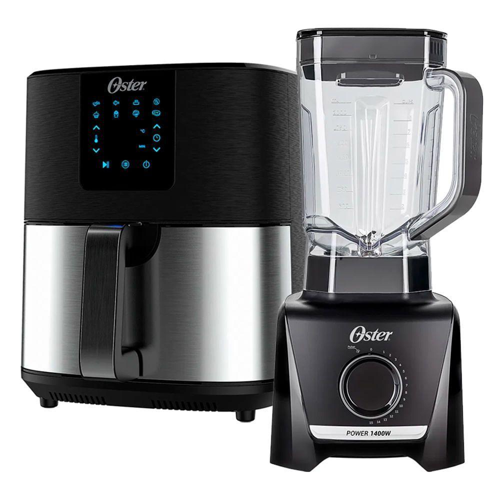 Kit Black Inox Oster Fritadeira Ultra Digital E Liquidificador 110V - 1
