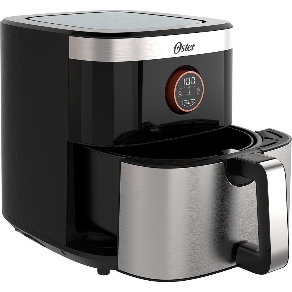 Fritadeira Oster Sem óleo 2 Em 1 Black Inox 4,8L 110V - 5