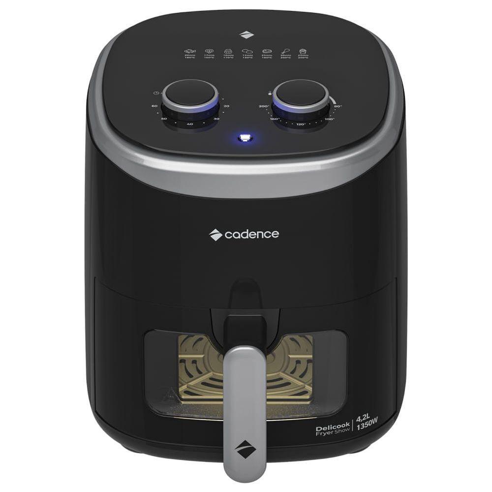 Fritadeira Sem Óleo 4,2L Cadence Com Visor Delicook Fryer Show 110V - 2