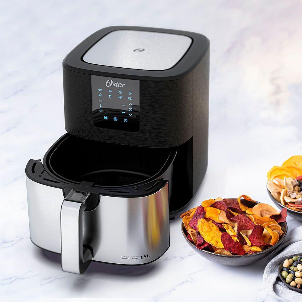 Fritadeira Oster Ultra Digital 2 Em 1 Inox 4,8L Com Painel Touch 110V - 6