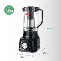 Liquidificador Mondial Turbo L-900 Fb Liquidificador-220v-preto