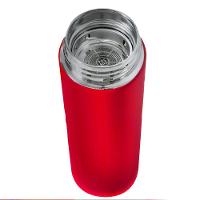 Garrafa Térmica Inox 500ml Quente Frio Tampa Vermelho Nº10 - 1