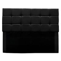 Cabeceira Cama Box Estofada Solteiro 90 Cm Gabriela Suede Preto - 2