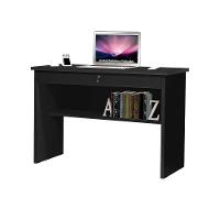 Mesa Escrivaninha Notebook Home Office Com Gaveta Orquídea - Preto - 2