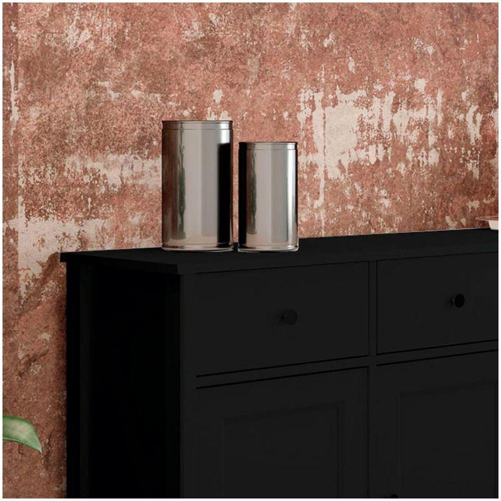 Aparador Buffet Ditália 4 Portas 4 Gavetas R-626 Preto - 6