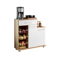 Balcão Fruteira Multiuso Mf-185 Carvalho Branco Ditália - 1