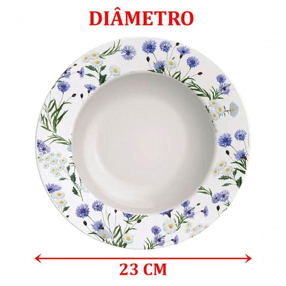 Jogo Pratos Raso Fundo 12 Pessoas 24pçs Ana Alice Tramontina - 3