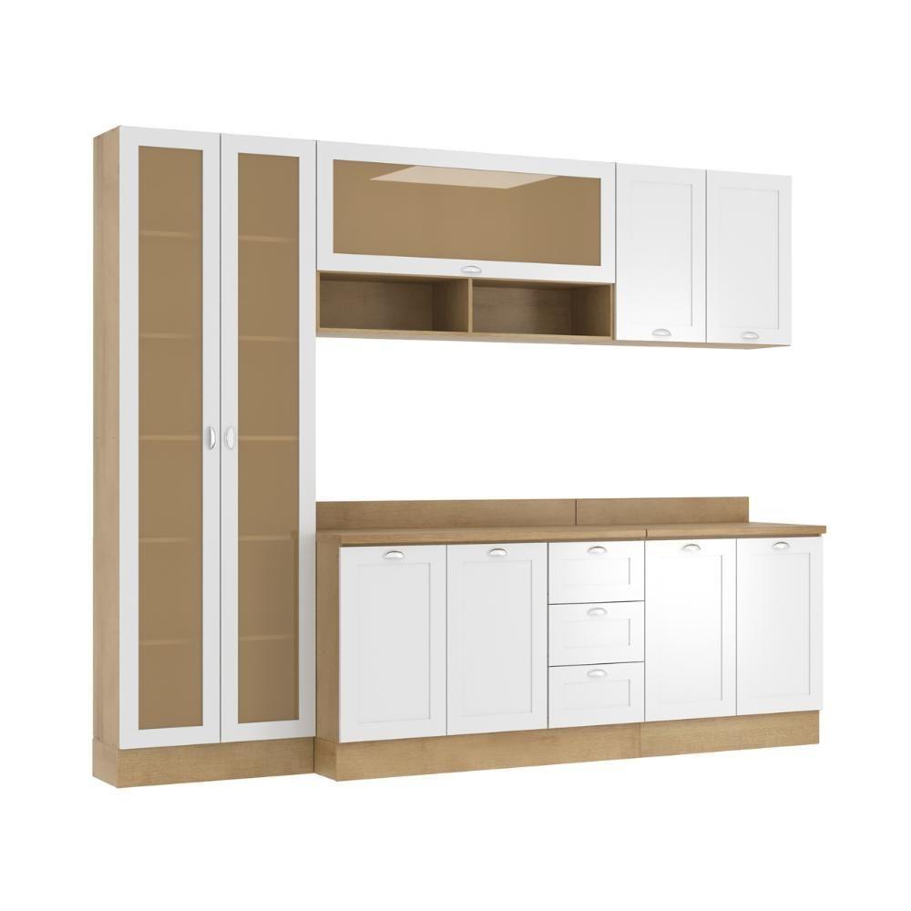 Armário De Cozinha Completo Ditália Denver 5 Pc Rv/br D10 - 1