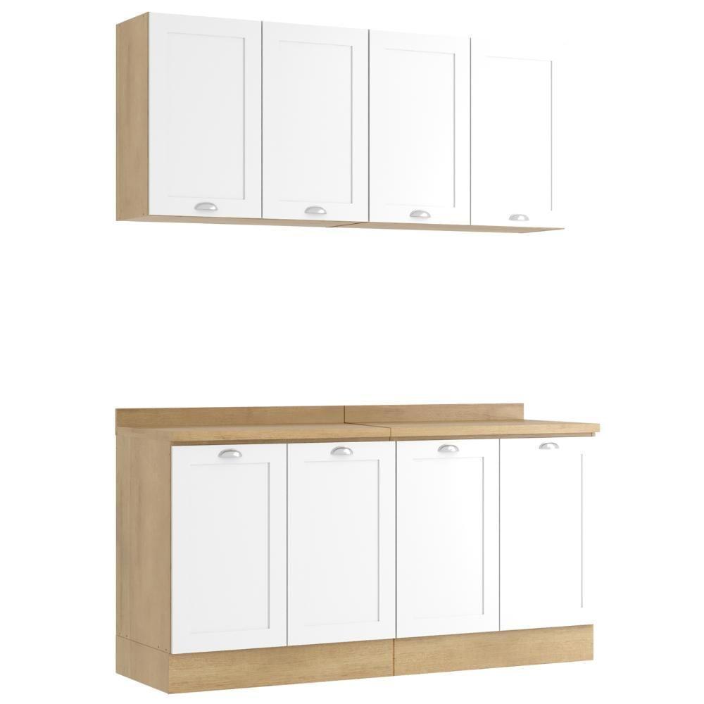 Armário De Cozinha Completo Ditália Denver 4 Pcs Rv/br D7 - 2