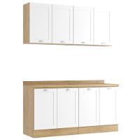 Armário De Cozinha Completo Ditália Denver 4 Pcs Rv/br D7 - 2