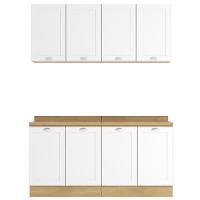 Armário De Cozinha Completo Ditália Denver 4 Pcs Rv/br D7 - 7