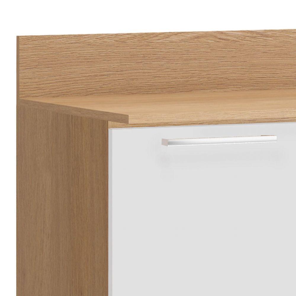 Balcão De Cozinha Ditália Aspen com Tampo Carvalho Cd-171 - 7