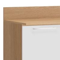 Balcão De Cozinha Ditália Aspen com Tampo Carvalho Cd-171 - 7