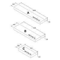 Beliche Cama Auxiliar com 3 Colchões Ditália Treliche 15cm