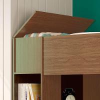 Beliche Cama Auxiliar com 3 Colchões Ditália Treliche 15cm - 6