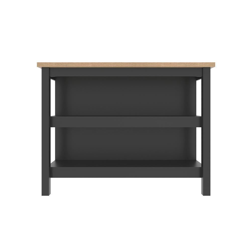 Bancada Gourmet Ilha Cozinha C Ilumina Ditália 2prat Preto - 6