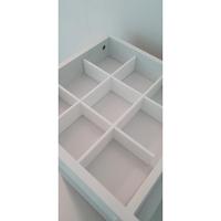 Mesa De Cabeceira Ditália 1gv 1pt Com Divisor Dm-114 Branco - 2