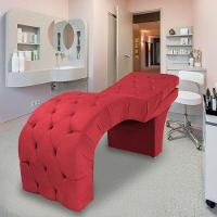 Maca Estofada Reclinável Sobrancelhas Cílios Suede Jade Vermelho - 2