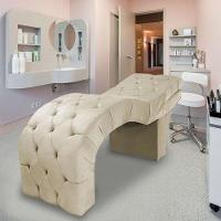 Maca Estofada Reclinável Sobrancelhas Cílios Suede Jade Bege - 2