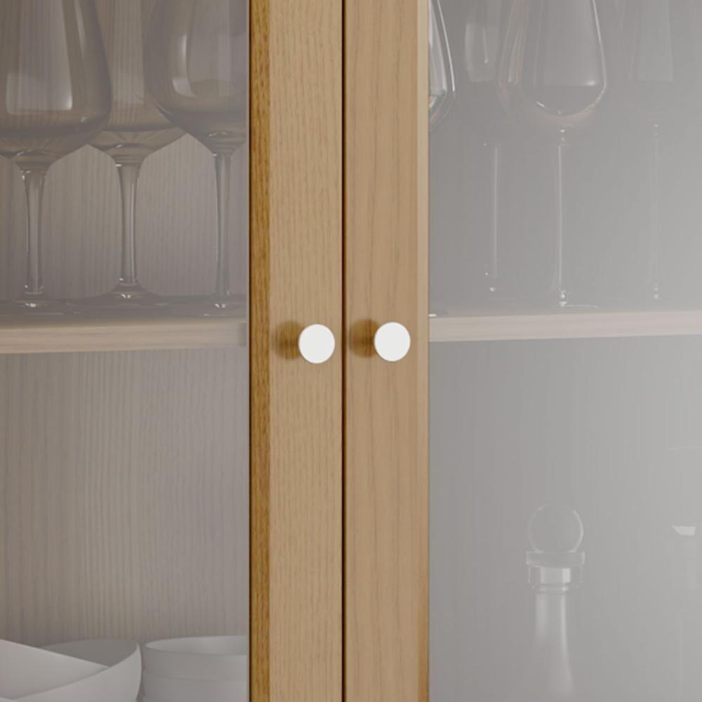 Cristaleira C/ Iluminação 2 Portas 1 Gaveta Diamond - 3