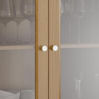 Cristaleira C/ Iluminação 2 Portas 1 Gaveta Diamond - 3