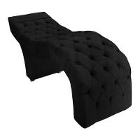 Maca Estofada Estética Cílios Salão Spa Suede Maiara Preto - 1