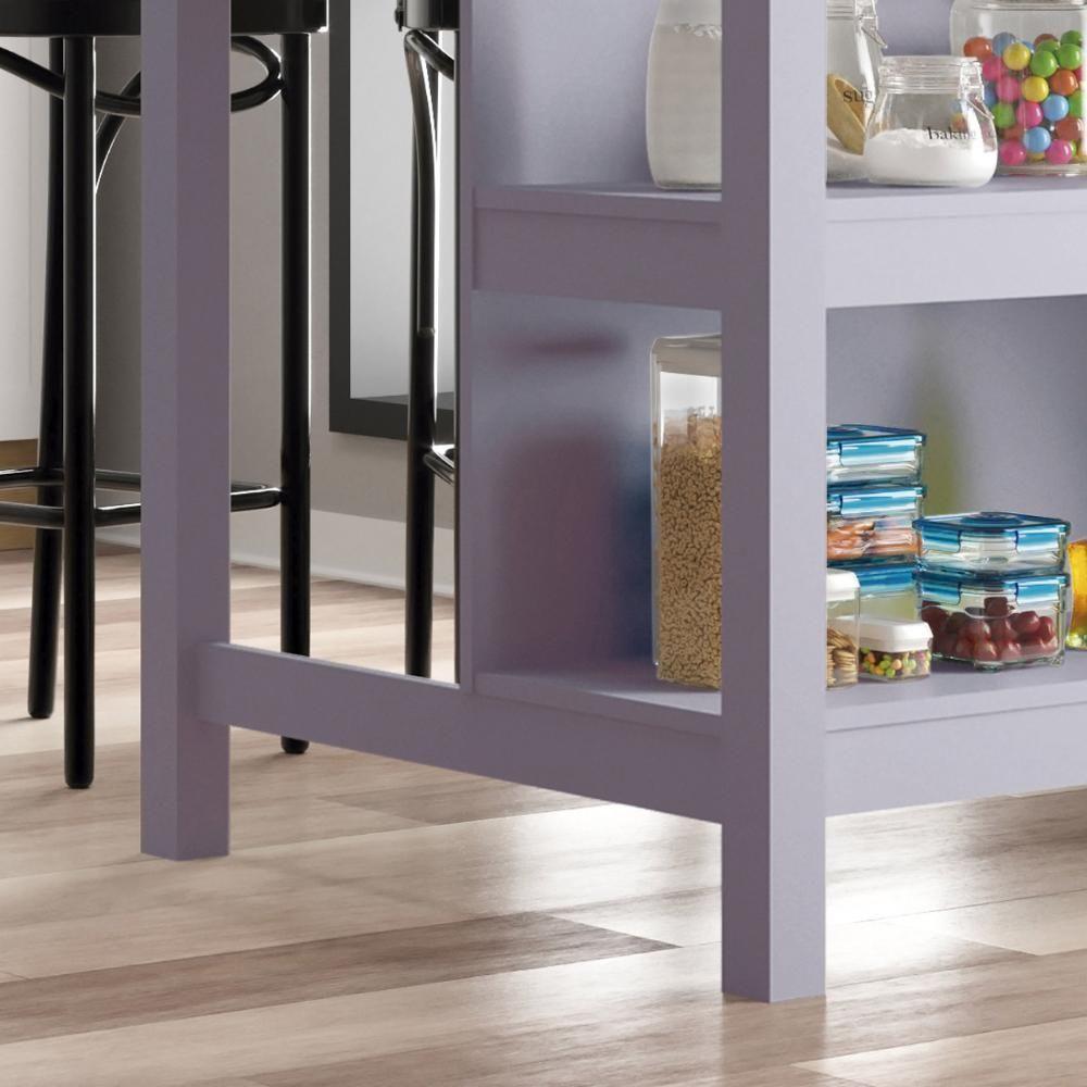 Bancada Gourmet Ilha Cozinha C Ilumina Ditália 2prat Cinza - 7