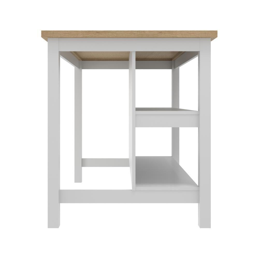 Bancada Gourmet Ilha Cozinha com Iluminação Ditália Branco - 9