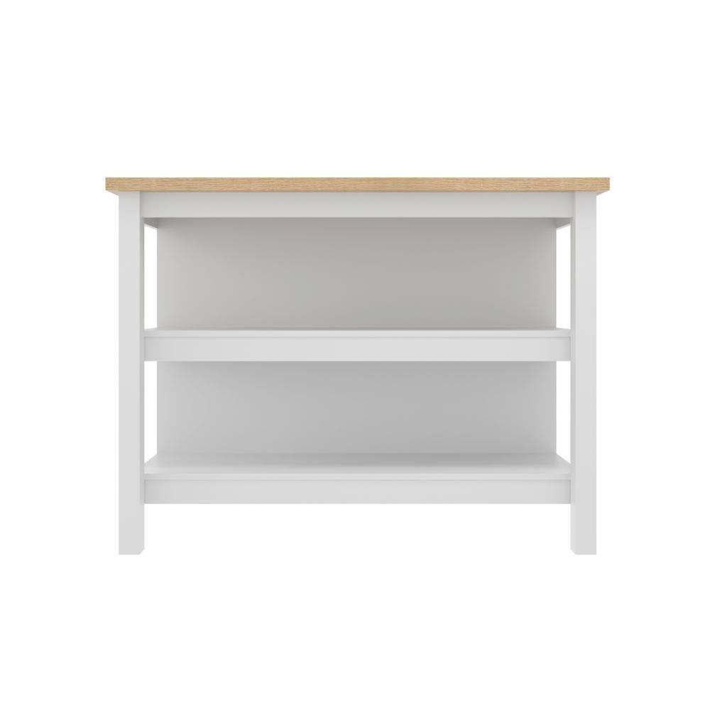 Bancada Gourmet Ilha Cozinha com Iluminação Ditália Branco - 10