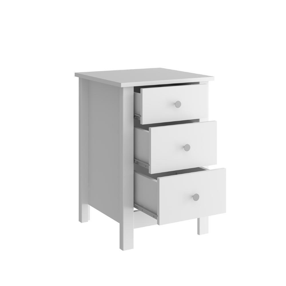 Mesa De Cabeceira Ditália Conjunto Com 2 Un. Dm-113 Branco - 2