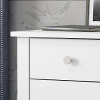 Mesa De Cabeceira Ditália Conjunto Com 2 Un. Dm-113 Branco - 5