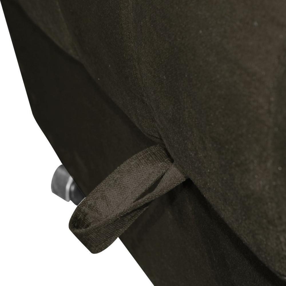 Sofá Cama Casal Reclinável Drika - Veludo Turkey Chocolate - 9