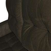 Sofá Cama Casal Reclinável Drika - Veludo Turkey Chocolate - 7