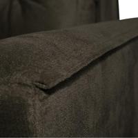 Sofá Cama Casal Reclinável Drika - Veludo Turkey Chocolate - 11