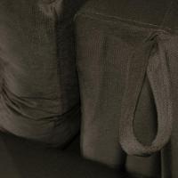 Sofá Cama Casal Reclinável Drika - Veludo Turkey Chocolate - 13