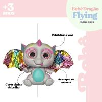 Brinquedo Bebe Dragão Flying Baby Com Asas Infantil - 3