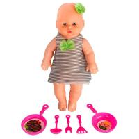 Boneca Faz Comidinha Papinha Babidu Com Panelas E Acessorios - 1