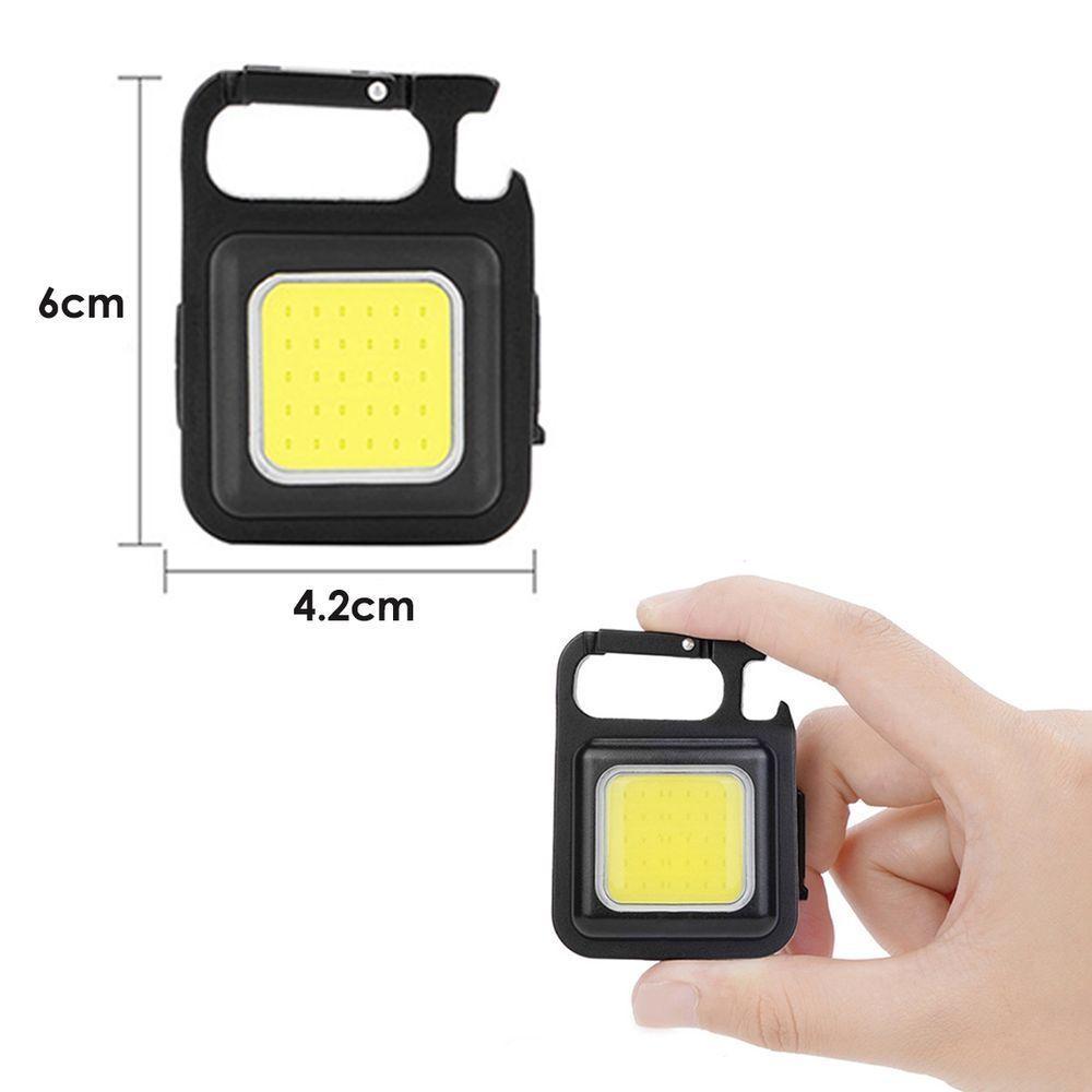 Mini Lanterna Led Portatil Usb Recarregavel Bolso Tatica Abridor - 2