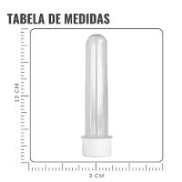 Tubete Para Lembrancinha Branco 13cm - 10 Unidades