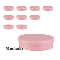 Mini Latinha Para Lembrancinha Rosa - 10 Unidades - 2