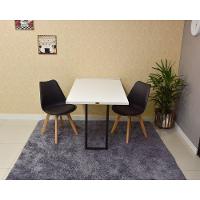 Conjunto De Mesa Dobrável 120 X 75 Branca + 2 Cadeiras Preta - 3