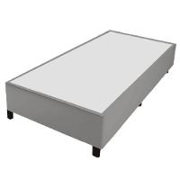 Cama Box 0,96m Com 38cm De Altura Prince Cinza Cinza - 1