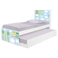 Bicama Juvenil Com Cabeceira Adesivada Corujinhas - 6