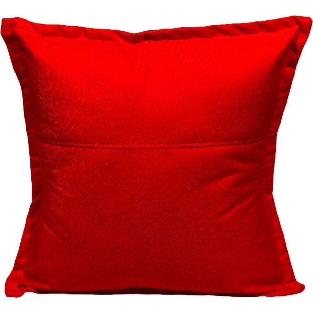 Kit 2 Almofadas Decorativa Cheia Fofinha Para Sofá Cadeira Poltrona 42 Cm Suede - 2