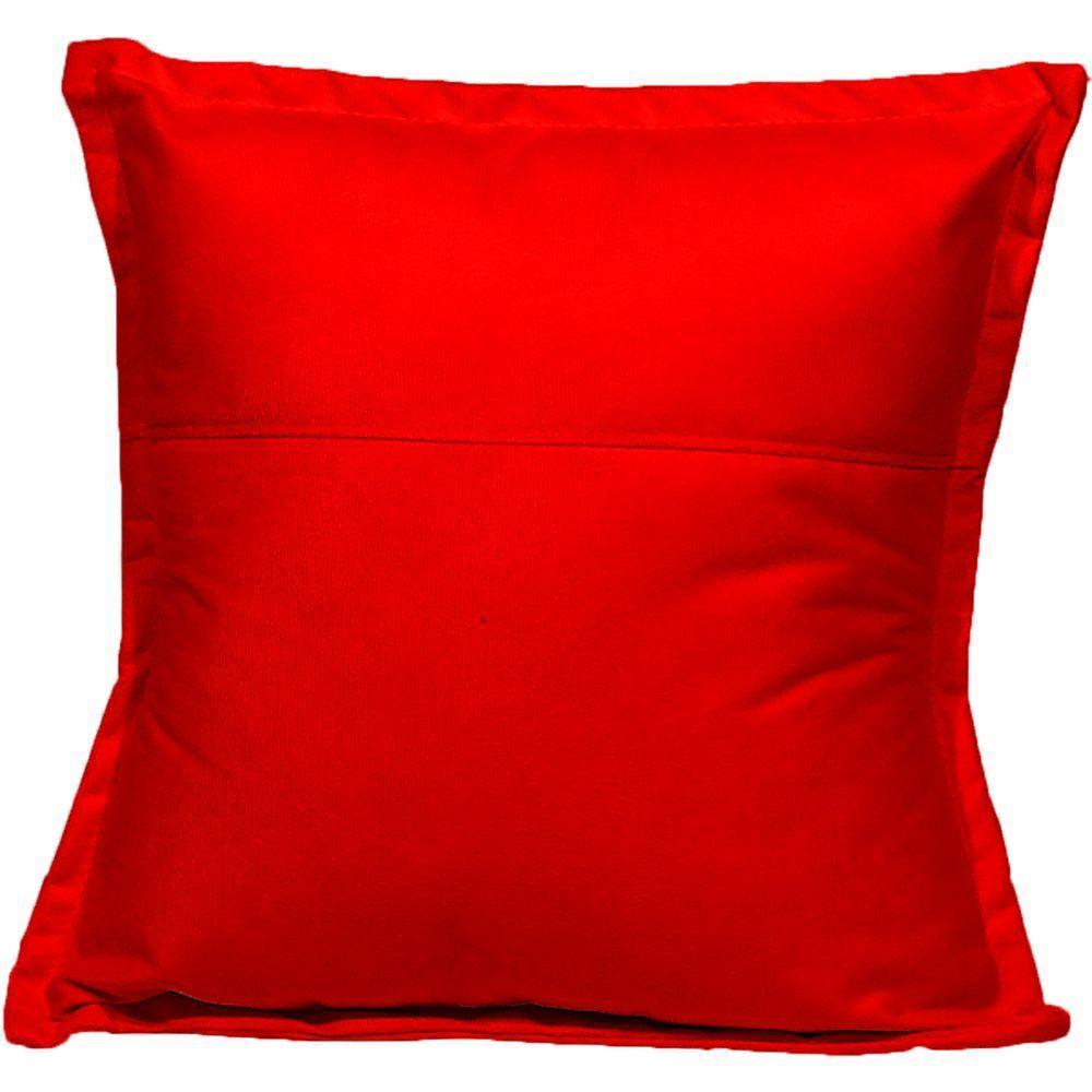 Kit 2 Almofadas Decorativa Cheia Fofinha Para Sofá Cadeira Poltrona 42 Cm Suede - 3