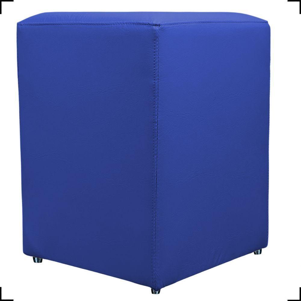 Puff Dado Decorativo Para Sala Quarto Penteadeira Material Sintético Cores - 1